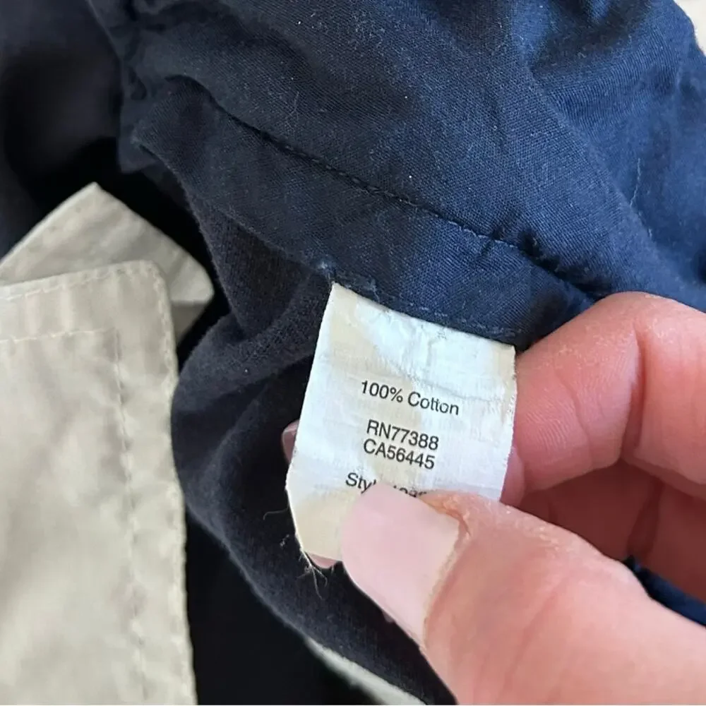 J. Crew The Bleecker Navy Blue Chino Pants Sz 33x32